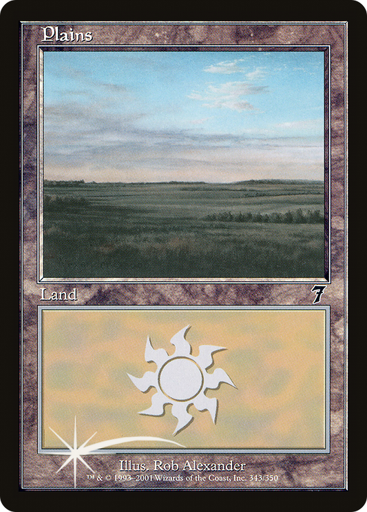Plains (343) Foil - Seventh Edition