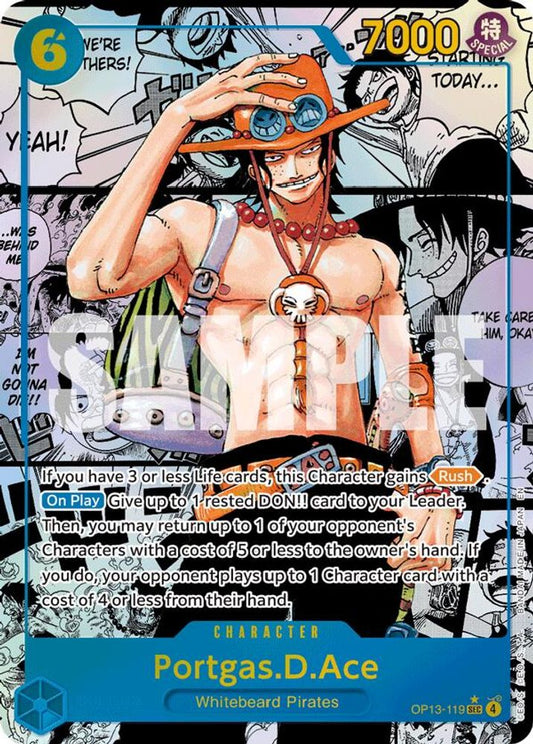 Portgas.D.Ace (Manga) (OP13-119) Foil