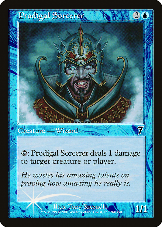 Prodigal Sorcerer (094) Foil - Seventh Edition