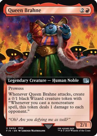 Queen Brahne (Extended Art) (464) Foil - FINAL FANTASY