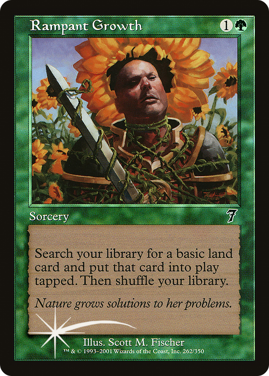 Rampant Growth (262) Foil - Seventh Edition