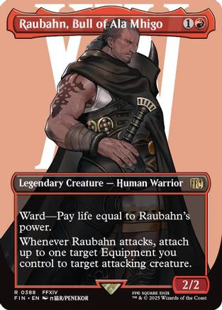 Raubahn, Bull of Ala Mhigo (Borderless) (388) - FINAL FANTASY