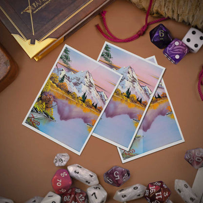 APEX Sleeves Bob Ross - Mighty Mountain Lake [105ct]