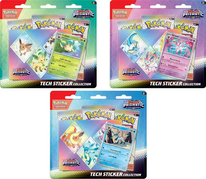 Pokémon TCG: Scarlet & Violet - Prismatic Evolutions Tech Sticker Collection