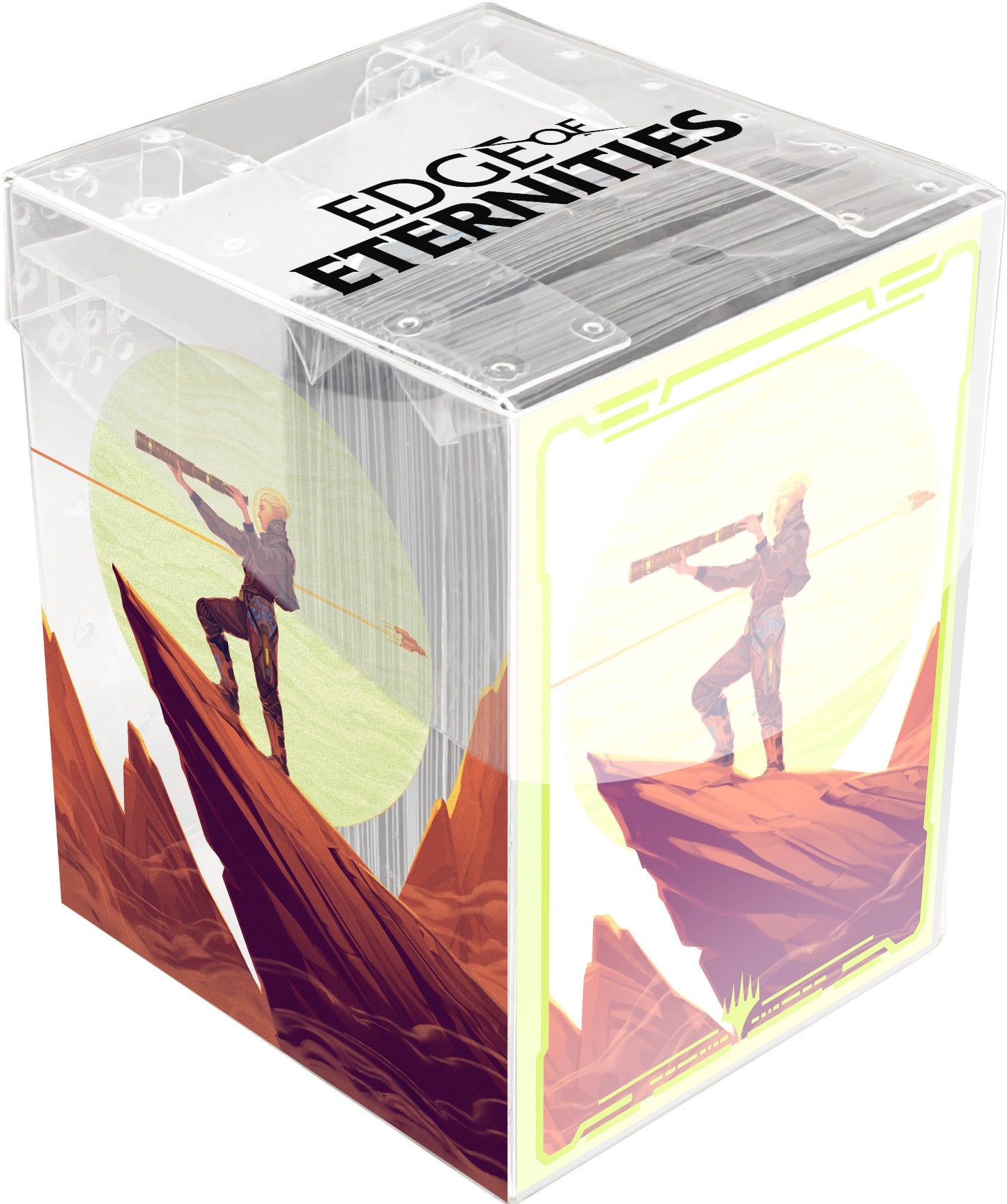 Edge of Eternities Deck Protector Sleeves in Clear Box [100ct]