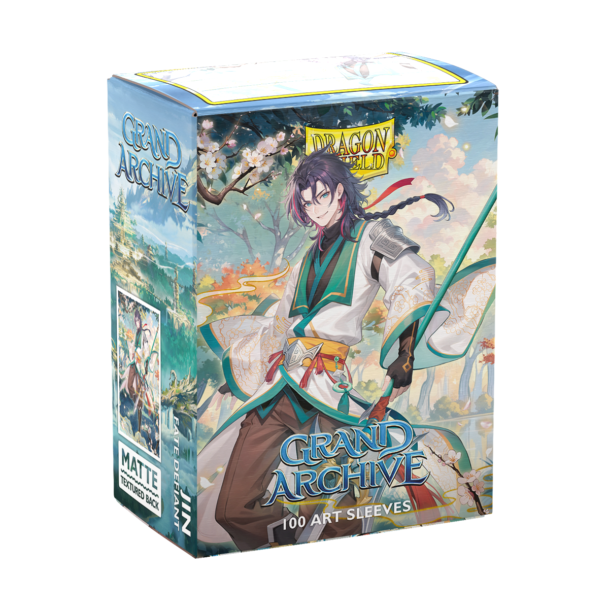 Dragon Shield Matte Art Sleeves: Grand Archive - Jin, Fate Defiant [100ct]