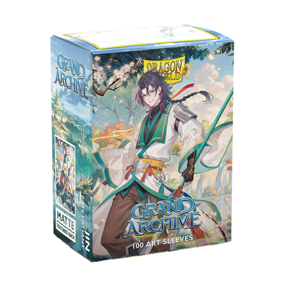 Dragon Shield Matte Art Sleeves: Grand Archive - Jin, Fate Defiant [100ct]