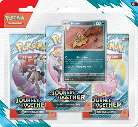 Pokémon TCG: Scarlet & Violet - Journey Together 3 Pack Blister