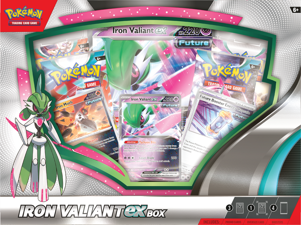 Pokémon TCG: ex Box - Roaring Moon ex/Iron Valiant ex