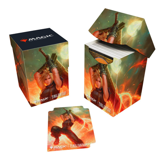 FINAL FANTASY Deck Box - Cloud, Ex-SOLDIER [100ct]
