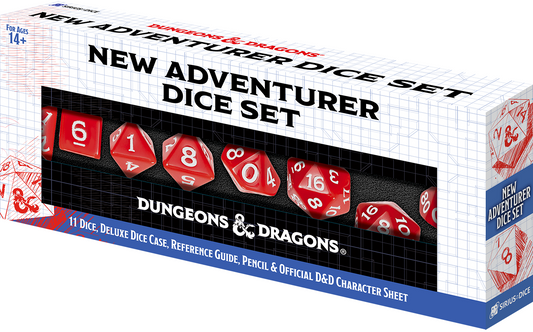 Dungeons & Dragons - New Adventurer Red Dice Set