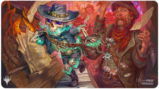 Outlaws of Thunder Junction Playmat Tinybones, the Pickpocket-Silver Goblin