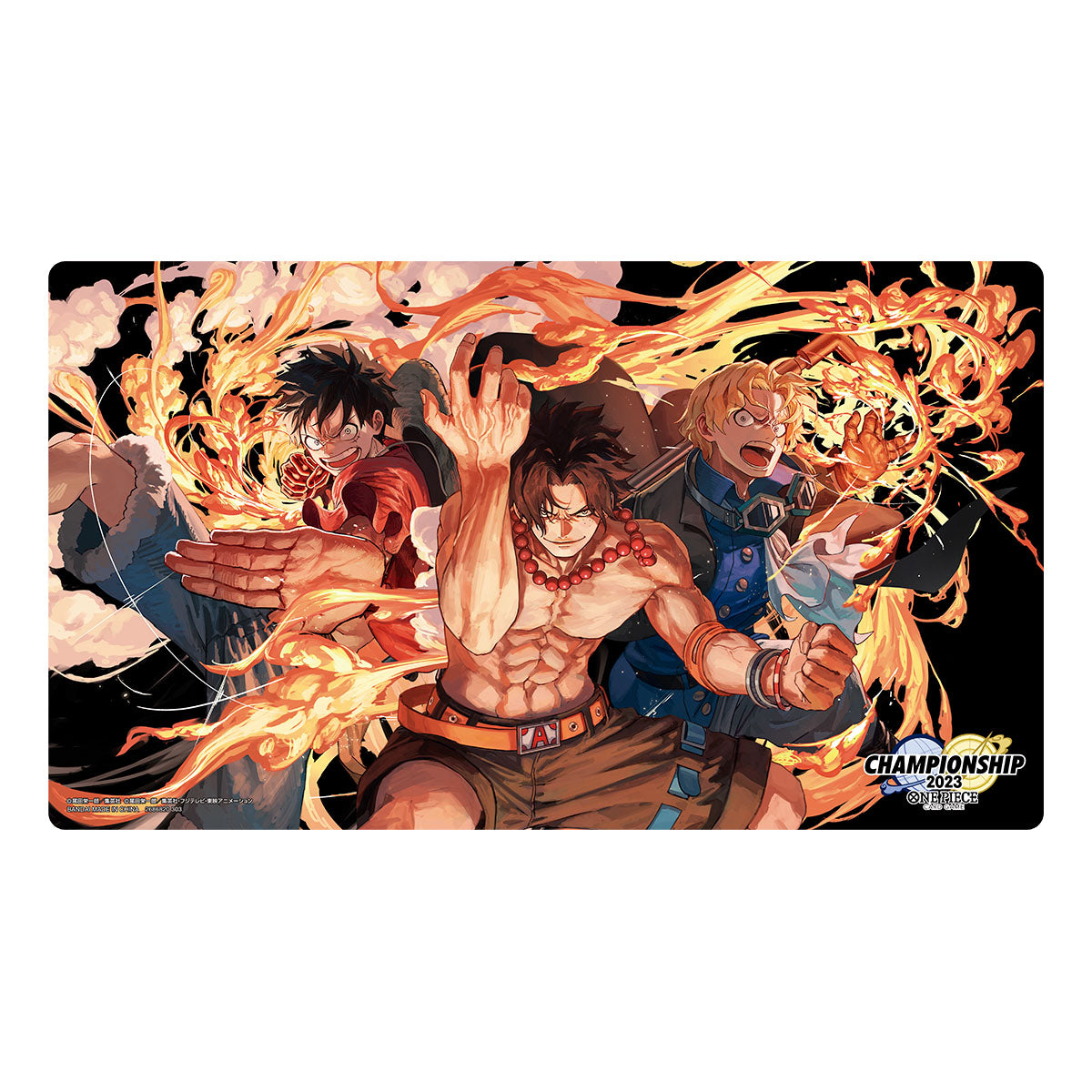 One Piece CG Playmat Ace/Sabo/Luffy | Silver Goblin