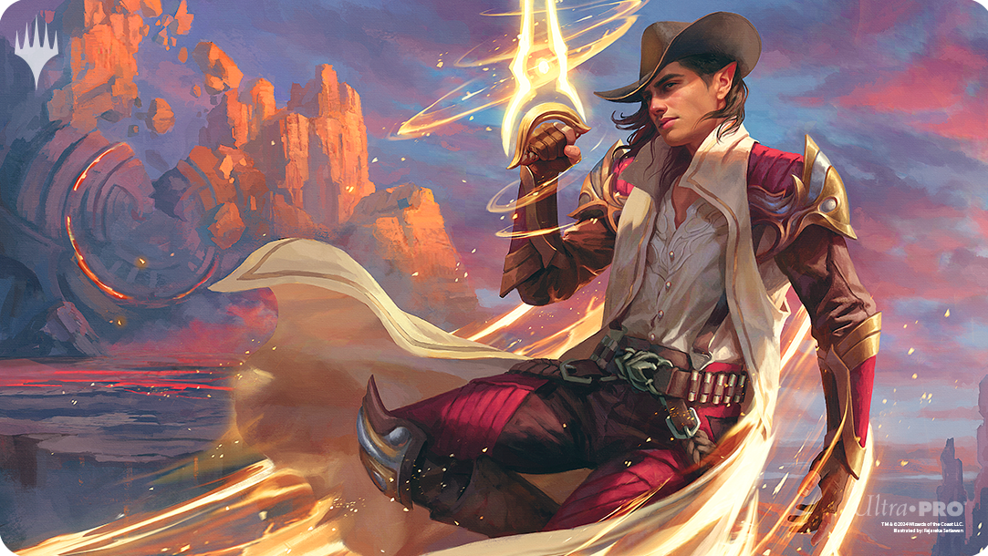 Outlaws of Thunder Junction Playmat Kellan, the Kid | Silver Goblin