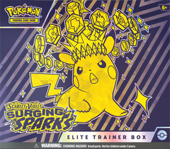 Pokémon TCG: Scarlet & Violet - Surging Sparks Elite Trainer Box | Silver Goblin