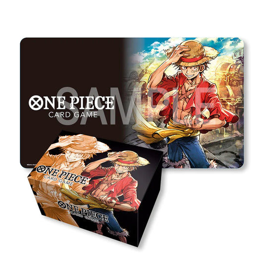 One Piece CG: Playmat and Card Case Set - Monkey.D.Luffy