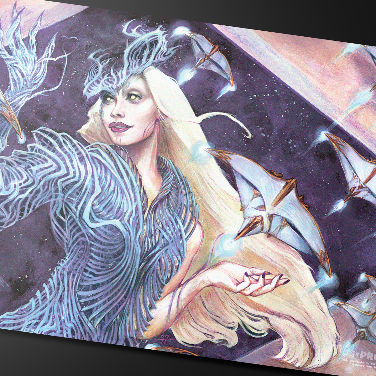 Modern Horizons 3 Playmat Breya, Etherium Shaper-Silver Goblin