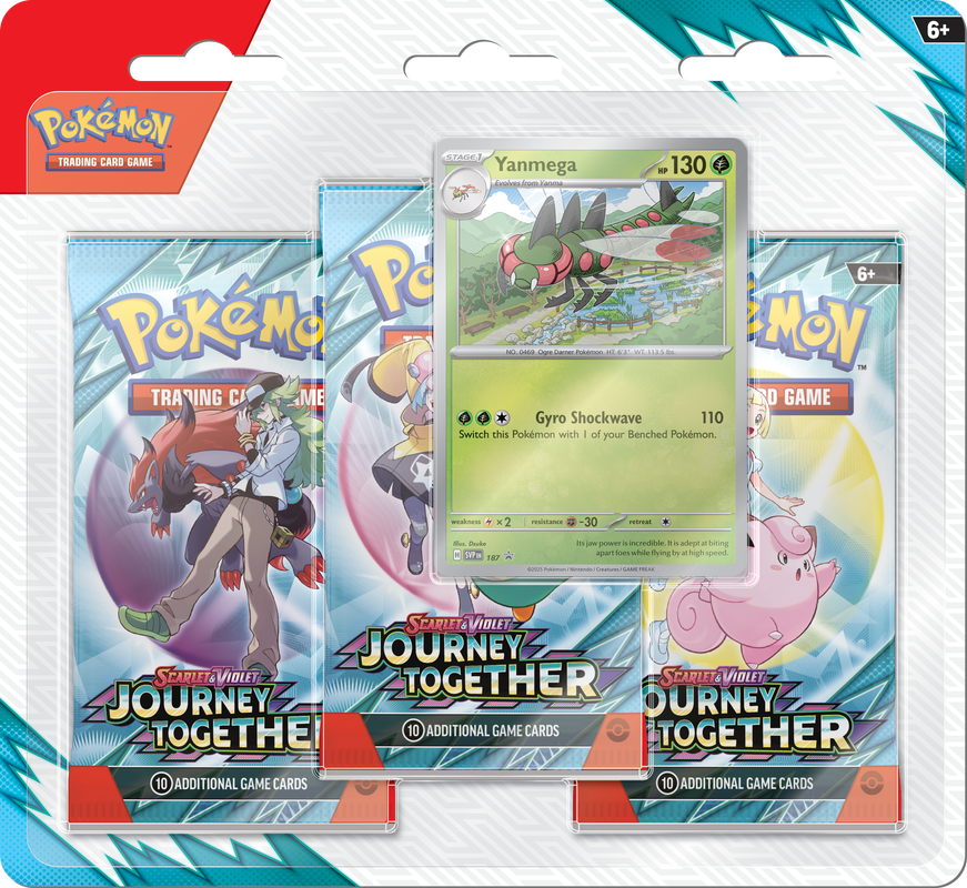 Pokémon TCG: Scarlet & Violet - Journey Together 3 Pack Blister