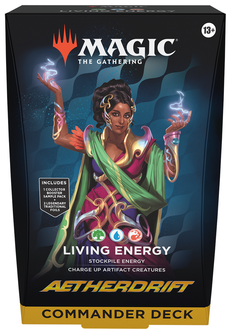 Aetherdrift Commander - Living Energy | Silver Goblin