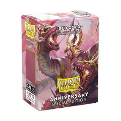 Dragon Shield: Dual Matte - Special Anniversary Red/Gold [100ct] | Silver Goblin