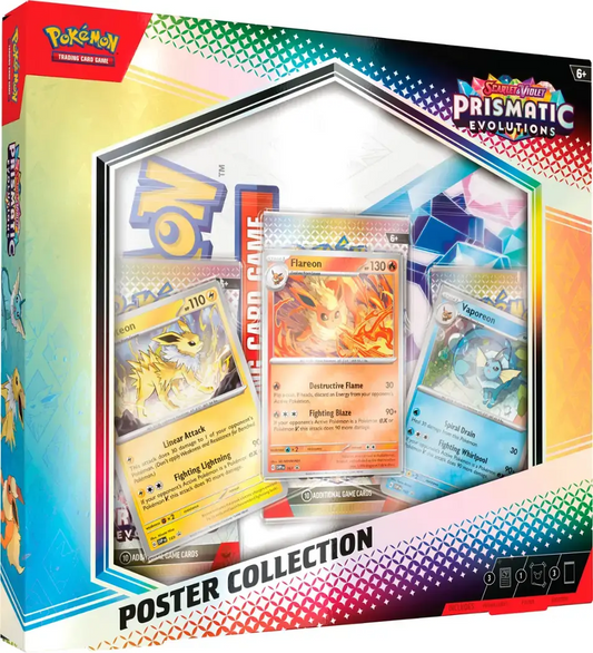 Pokémon TCG: Scarlet & Violet - Prismatic Evolutions Poster Collection