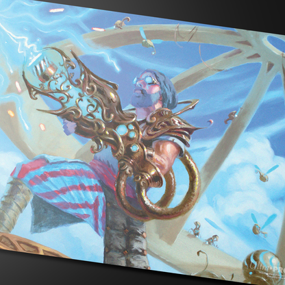 Modern Horizons 3 Playmat Satya, Aetherflux Genius-Silver Goblin