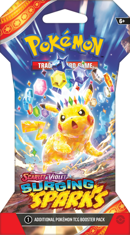 Pokémon TCG: Scarlet & Violet - Surging Sparks Sleeved Booster