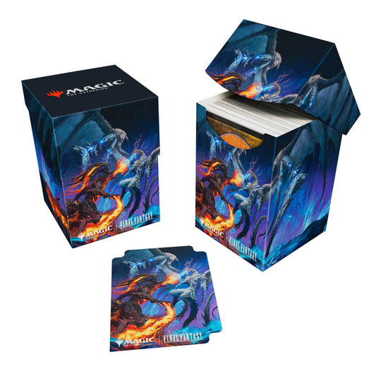 FINAL FANTASY Deck Box - Bahamut and Ifrit [100ct]