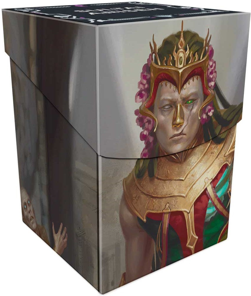 Tarkir: Dragonstorm Deck Box - Kotis, Sibsig Champion / Teval, the Balanced Scale [100ct]
