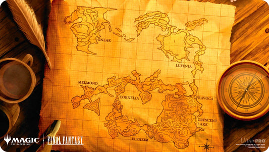 FINAL FANTASY Playmat World Map