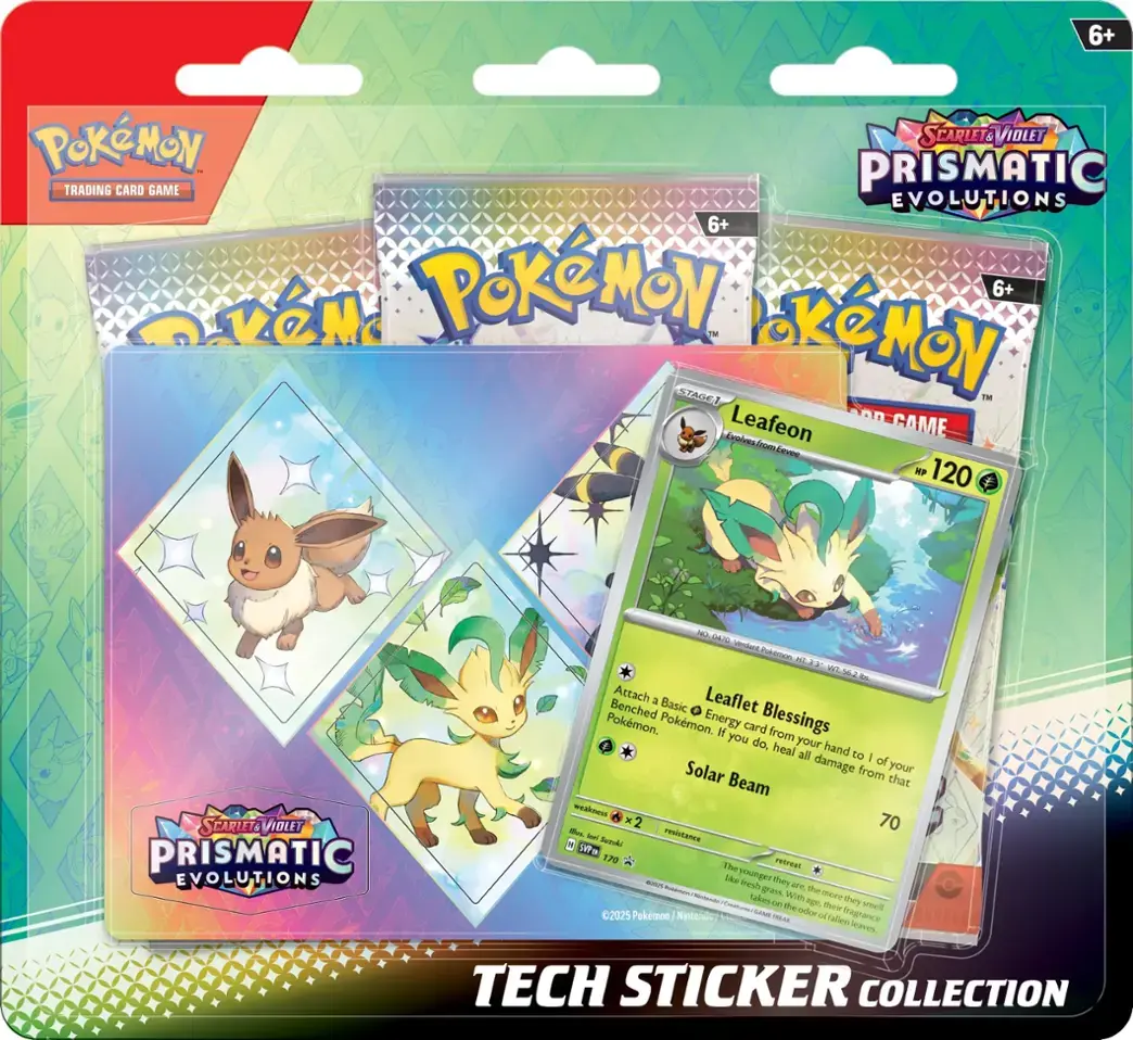 Pokémon TCG: Scarlet & Violet - Prismatic Evolutions Tech Sticker Collection