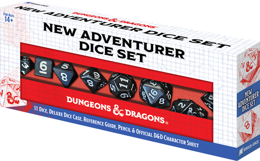 Dungeons & Dragons - New Adventurer Black Dice Set