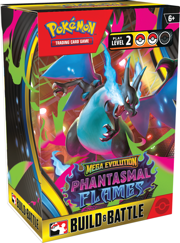 Pokémon TCG: Mega Evolution - Phantasmal Flames Build & Battle Box