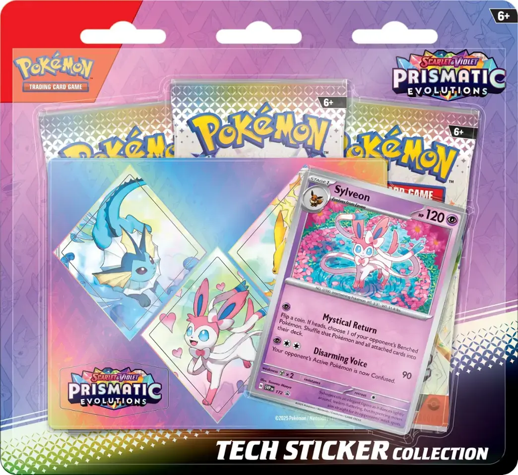 Pokémon TCG: Scarlet & Violet - Prismatic Evolutions Tech Sticker Collection