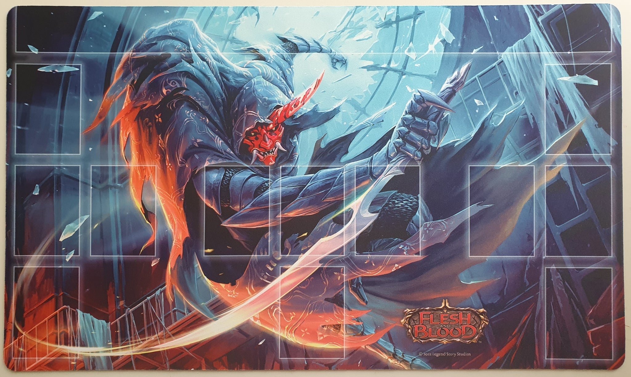 Flesh and Blood Playmat Razor's Edge | Silver Goblin