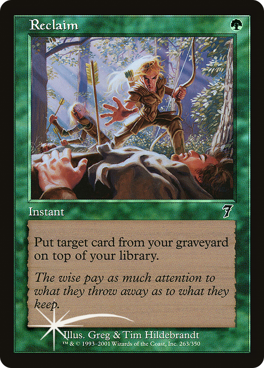 Reclaim (263) Foil - Seventh Edition