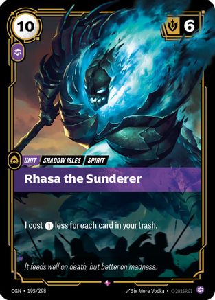 Rhasa the Sunderer (195) Foil - Origins