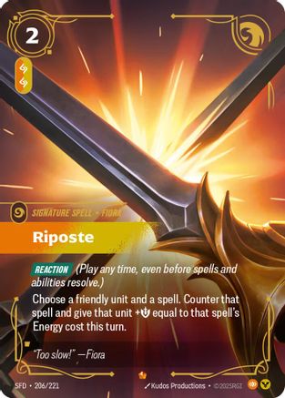 Riposte (206) Foil - Spiritforged