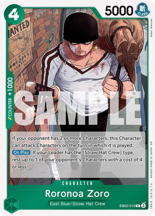 Roronoa Zoro (EB02-019) Foil