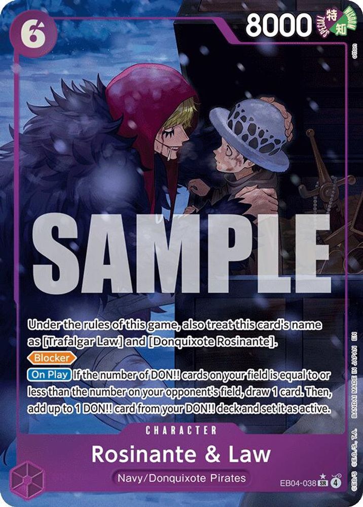 Rosinante & Law (Alternate Art) (EB04-038) Foil