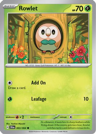 Rowlet (3) - Shrouded Fable