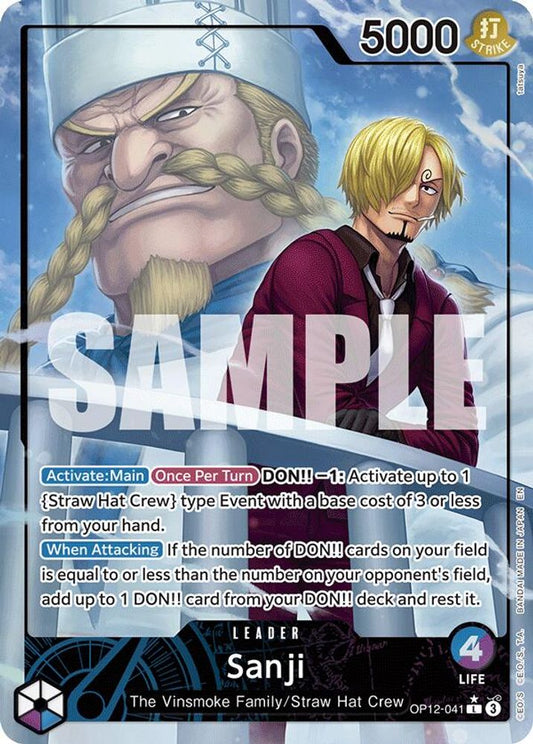 Sanji (Alternate Art) (OP12-041) Foil