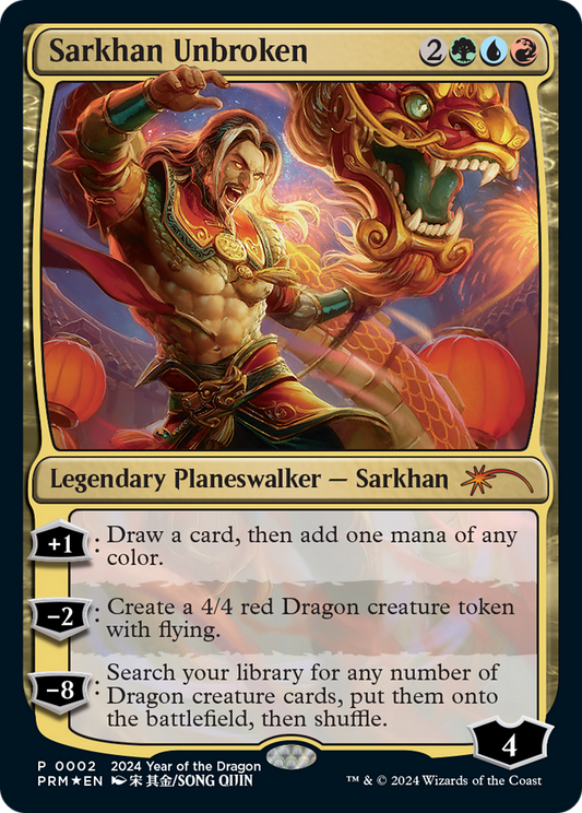 Sarkhan Unbroken (002) (Year of the Dragon 2024) Foil - Standard Showdown Promos
