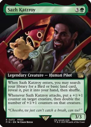 Sazh Katzroy (Extended Art) (472) Foil - FINAL FANTASY