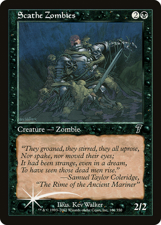 Scathe Zombies (161) Foil - Seventh Edition