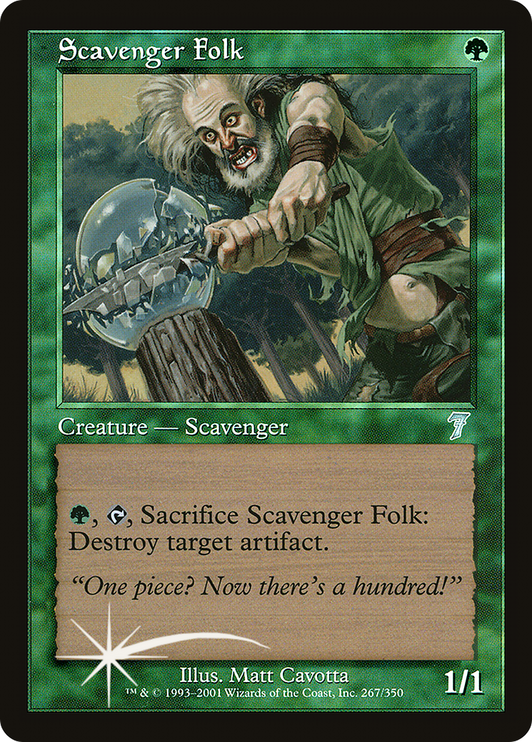 Scavenger Folk (267) Foil - Seventh Edition