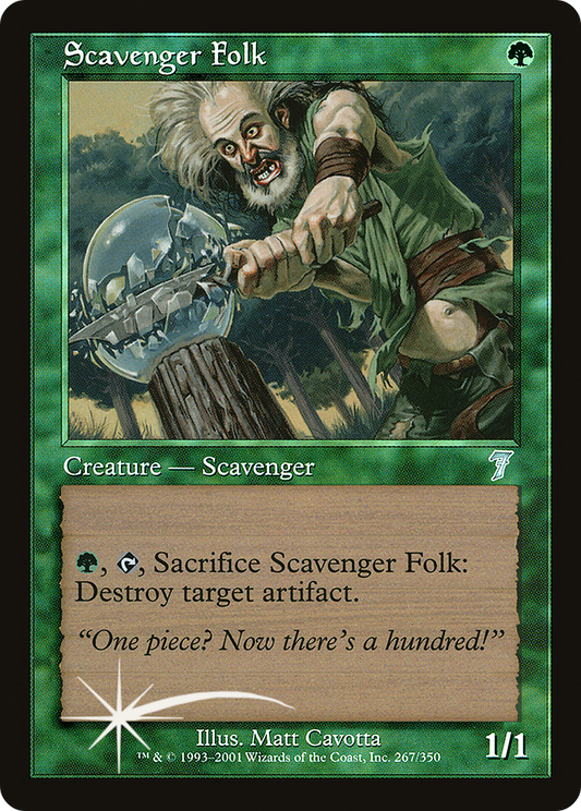 Scavenger Folk (267) Foil - Seventh Edition