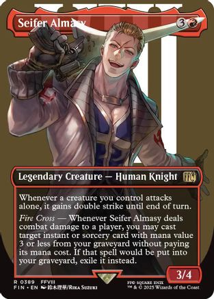 Seifer Almasy (Borderless) (389) Foil - FINAL FANTASY