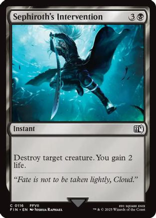 Sephiroth's Intervention (116) Foil - FINAL FANTASY