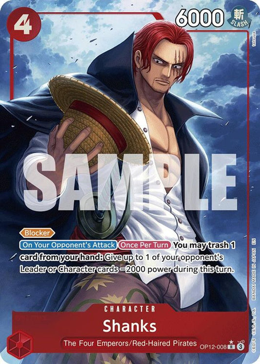 Shanks (Alternate Art) (OP12-008) Foil